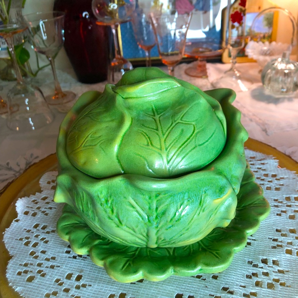 Vintage cabbage tureen
